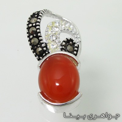 گردنبند عقیق دو اشک