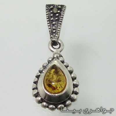 گردنبند کهربا اشک