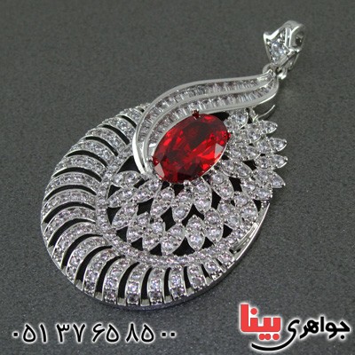گردنبند یاقوت سرخ زنانه درشت مجلسی گردنبند یاقوت سرخ زنانه درشت مجلسی