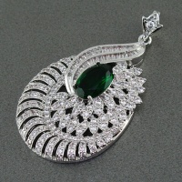 گردنبند زمرد زنانه درشت مجلسی