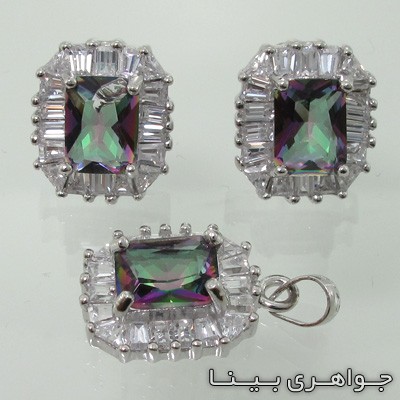 سرویس توپاز هفت رنگ مستطیلی باگت