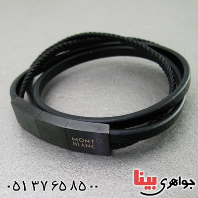 دستبند چرم طبیعی طرح مونث بلنک _کد:15256