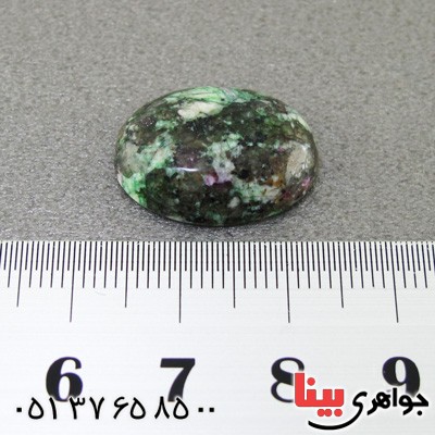 نگین عقیق خزه ای  درشت خوشرنگ _کد:15291