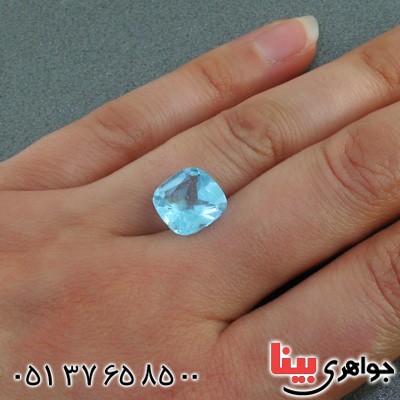 نگین توپاز آبی تراش خاص _کد:15553