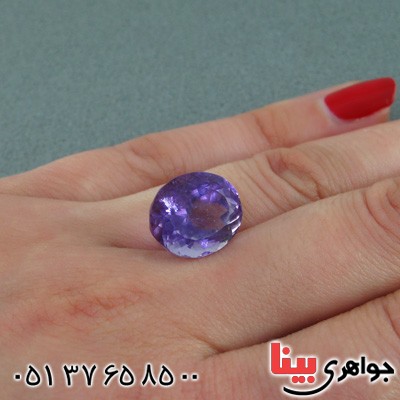 نگین انگشتر آمتیست درشت عالی خاص و زلال _کد:15566