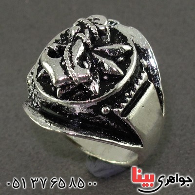 انگشتر مردانه لنگر نشان ملوان _کد:15603