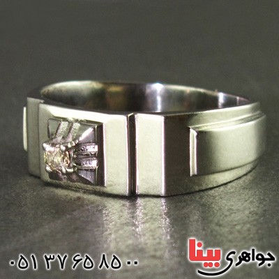 انگشتر الماس دیپلمات فاخر _کد:2115