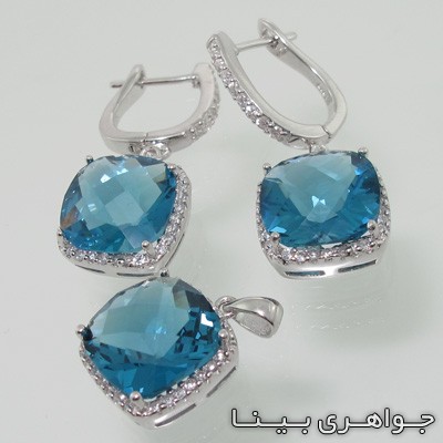 سرویس آکوآمارین مربعی