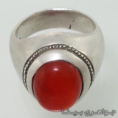 انگشتر عقیق یمنی سنتی قدیمی 1