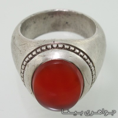 انگشتر عقیق یمنی سنتی قدیمی 2