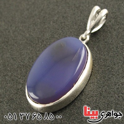 گردنبند عقیق یمنی کبود درشت فاخر خاص _کد:2195