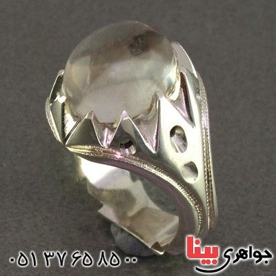 انگشتر در نجف درشت مردانه ناب و فاخر زلال  _کد:2252