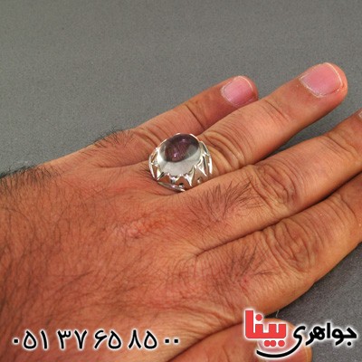 انگشتر در نجف درشت مردانه ناب و فاخر زلال  _کد:2252