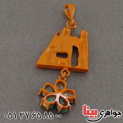 گردنبند فیروزه نیشابوری هخامنش زیر خاکی زنانه _کد:15980