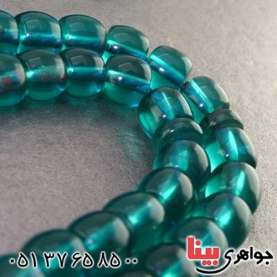 تسبیح سندلوس آبی آلمانی 33 دانه ای خوشرنگ عالی _کد:16025