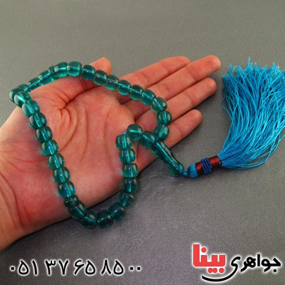 تسبیح سندلوس آبی آلمانی 33 دانه ای خوشرنگ عالی _کد:16025