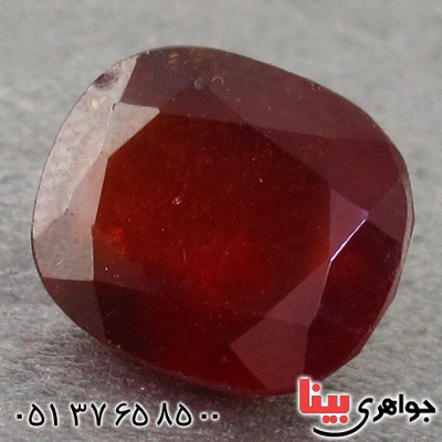 نگین انگشتر یاقوت گارنت درشت خوشرنگ _کد:16031