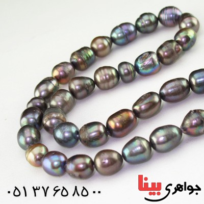 تسبیح مروارید کبود 33 دانه ای اصل _کد:16159