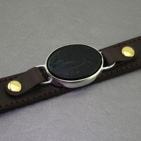 دستبند عقیق سیاه (اونیکس) با حکاکی یا زینب کبری 