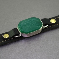 دستبند عقیق سبز با حکاکی سوره کوثر 