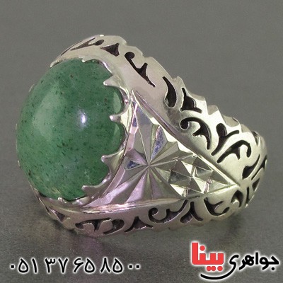 انگشتر زمرد دامله مردانه درشت عالی فاخر