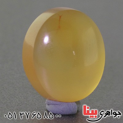 نگین انگشتر عقیق یمنی بسیار عالی و ابری _کد:16417