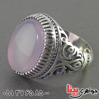 انگشتر عقیق یمنی کبود مردانه عالی _کد:16429