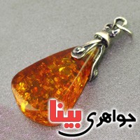 گردنبند کهربا بولونی قدیمی خوشرنگ _کد:16447
