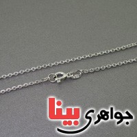 زنجیر نقره 50 سانتی کلاسیک _کد:16459