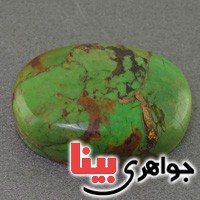 نگین انگشتر فیروزه خوشرنگ و نقش عالی درشت _کد:16466