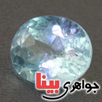نگین انگشتر توپاز آبی شفاف خوشرنگ _کد:16474