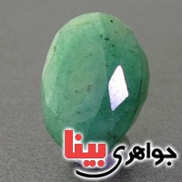 نگین انگشتر زمرد درشت با تراش ترکیبی _کد:16488