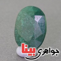 نگین انگشتر زمرد بسیار زیبا با تراش ترکیبی _کد:16508