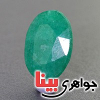 نگین انگشتر زمرد درشت با تراش ترکیبی _کد:16513