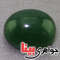 نگین انگشتر یشم درشت بسیار عالی خوشرنگ _کد:16516