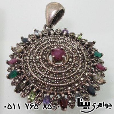 گردنبند چند جواهر درشت خورشید