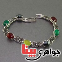 دستبند چند جواهر مارکازیتی زنانه درجه یک _کد:2459