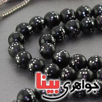 تسبیح یسر ۱۰۱ دانه ای نقره کوب کروی _کد:16555