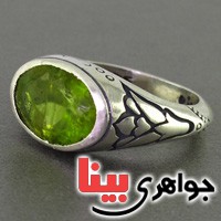 انگشتر زبرجد سبز خوشرنگ مردانه _کد:16561