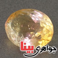 نگین انگشتر سیترین صاف _کد:16565