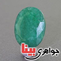 نگین انگشتر زمرد با تراش ترکیبی _کد:16566