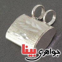 گردنبند نقره جا حرزی مخفی مدل کیف