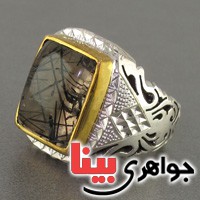 انگشتر دُر مویی بسیار عالی درشت فاخر مردانه _کد:2466