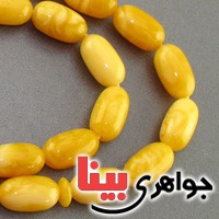 تسبیح کهربا پودری ۳۳ دانه ای عالی خوشرنگ _کد:16593