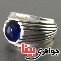 انگشتر یاقوت کبود دامله بسیارعالی مردانه خوشرنگ انگشتر یاقوت کبود دامله بسیارعالی مردانه خوشرنگ