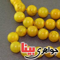 تسبیح کهربا پودری ۳۳ دانه ای عالی _کد:16632