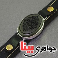 دستبند یشم با حکاکی یا ضامن آهو _کد:16657