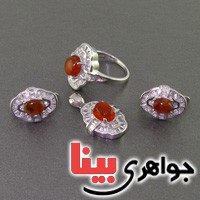 سرویس عقیق یمنی زنانه رودیوم مجلسی _کد:2480