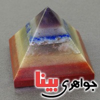 نگین انگشتر هرم چاکرا سنگ درمانی عالی _کد:16661