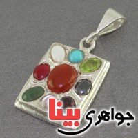 گردنبند چند جواهر عقیق یمنی همراه با حرز امام جواد _کد:16672